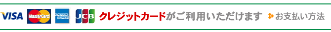 クレジットカードが利用できます